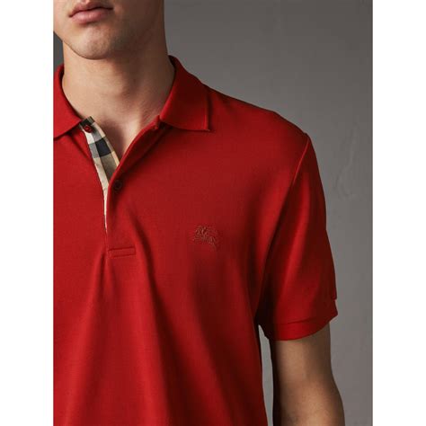 burberry tipped cotton piqué polo shirt|mr porter checked cotton shirt.